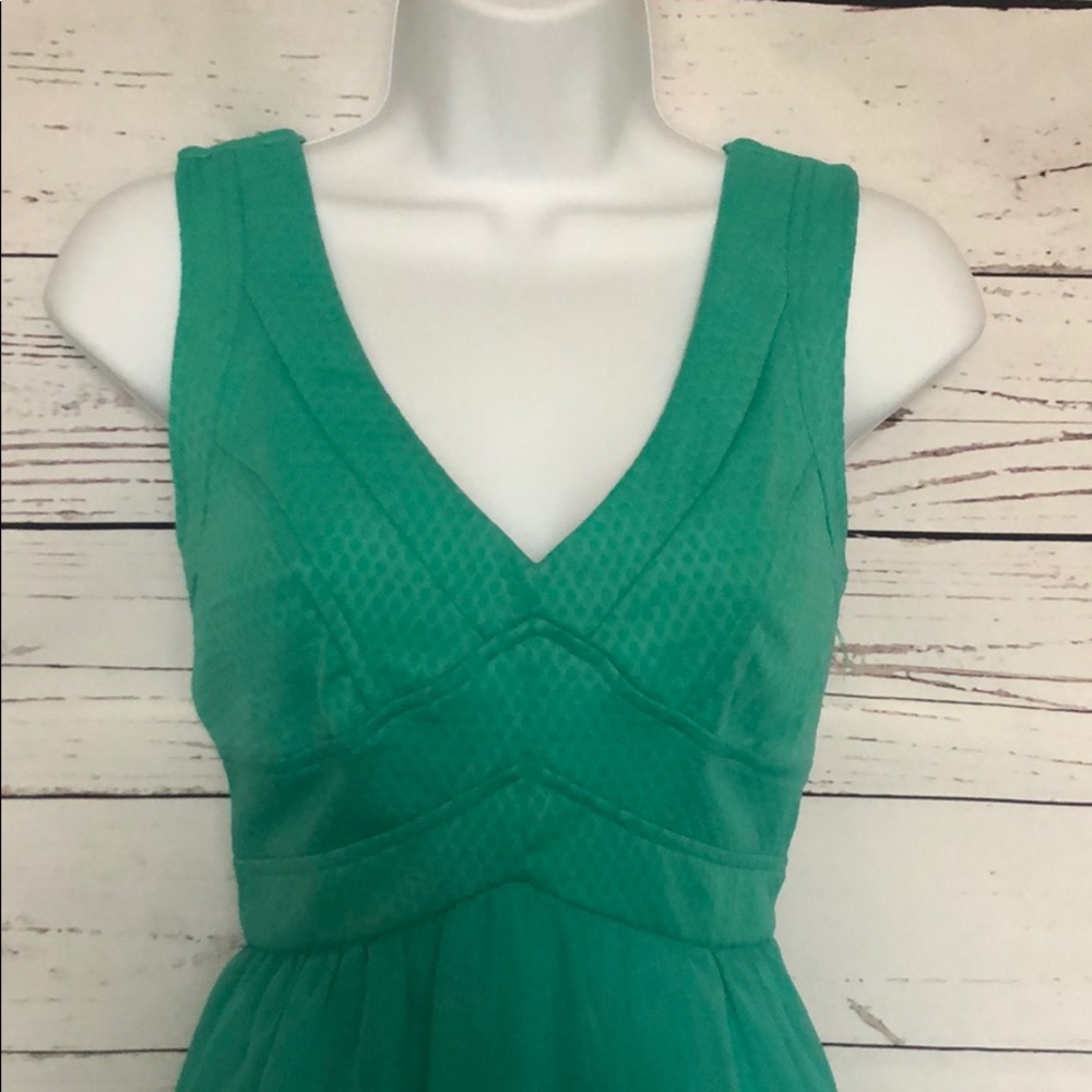 Paper Doll Green Sleeveless Dress - Picture 3 of 5